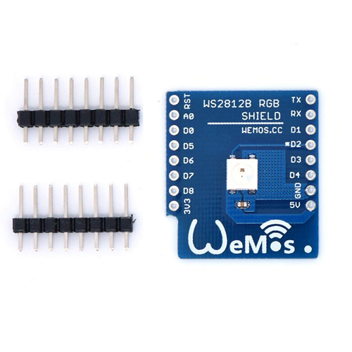 WeMos 네오픽셀 WS2812B RGB LED쉴드